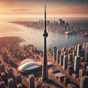 CN Tower w Toronto, lot do Kanady, atrakcje Kanady