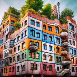 Hundertwasserhaus w Wiedniu