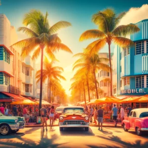 Ocean Drive, Miami, USA