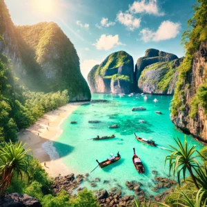 Phi Phi Islands, Tajlandia, loty do Tajlandii