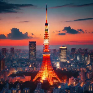 Tokyo Tower, lot do Tokio
